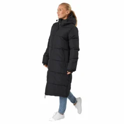 Long Hood Down Parka Black