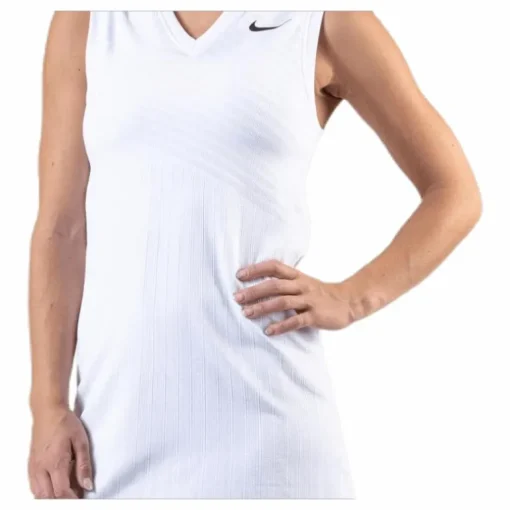 Maria Court Dress White/Black