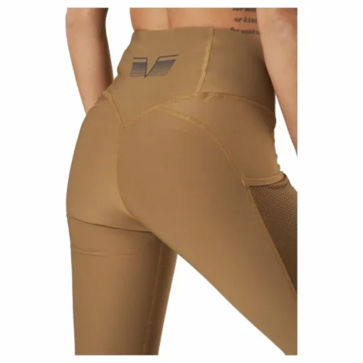 Mesh Pocket Leggings Dark Brown