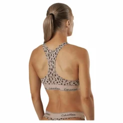 Modern Cotton Unlined Bralette Beige