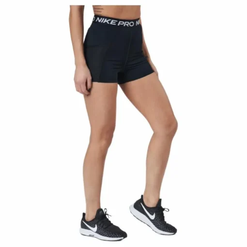 Nike Pro Dri-fit Women's 3" Hi Black/white