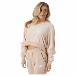 Nsw Retro Femme Crew Terry Beige