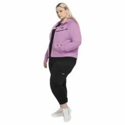 Nsw tch flc wr hoody fz plus Pink