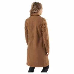 Olivia-Astrid Wool Coat Otw Brown