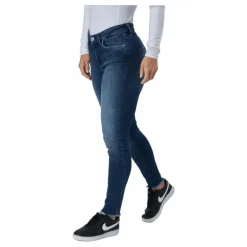 Onlblush Life Mid Sk Ank Raw R Dark Blue Denim