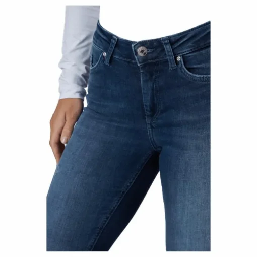 Onlblush Life Mid Sk Ank Raw R Dark Blue Denim