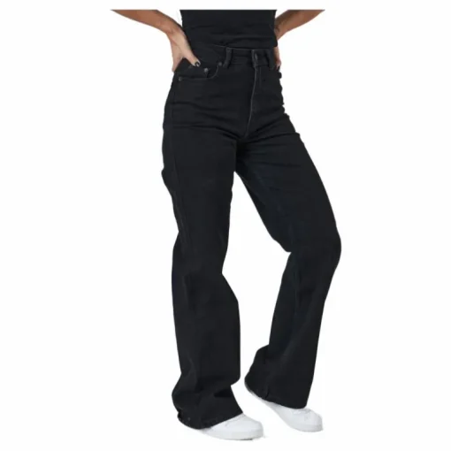 Onlcamille Life Ex Hw Wide Dnm Black Denim