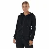 Onlfeel Life L/s Zip Hood Swt Black