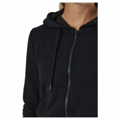 Onlfeel Life L/s Zip Hood Swt Black