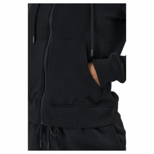 Onlfeel Life L/s Zip Hood Swt Black