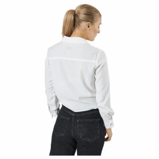 Onllecey Ls Knot Shirt Noos Cloud Dancer