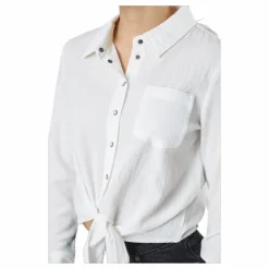 Onllecey Ls Knot Shirt Noos Cloud Dancer