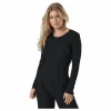 Onlnella L/s O-neck Rib Top No Black