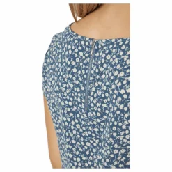 Onlvic Ss Aop Top Ptm Blue Mirage