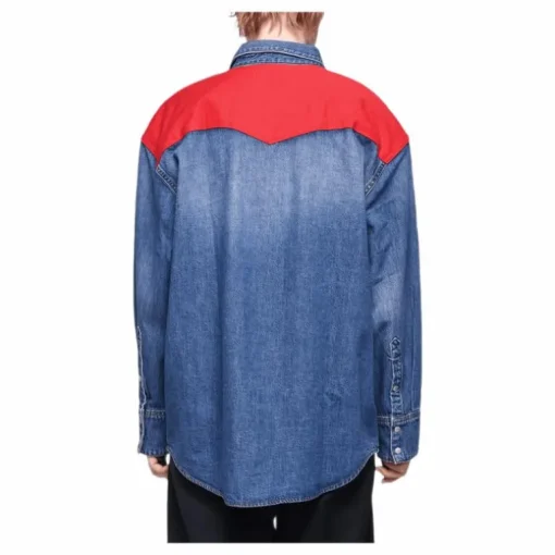 Oversized Foundation Shirt Blue