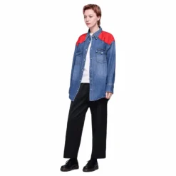 Oversized Foundation Shirt Blue