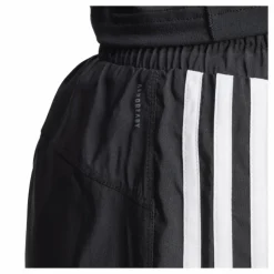 Pacer Training 3-Stripes Woven High-Rise Shorts Black / White