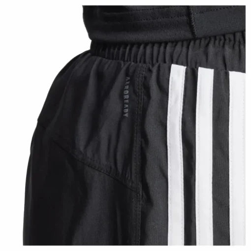Pacer Training 3-Stripes Woven High-Rise Shorts Black / White