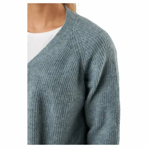 Pcellen Ls Long Knit Cardigan Trooper