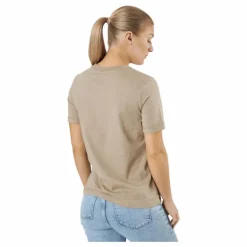 Pcria Ss Fold Up Solid Tee Bc Silver Mink