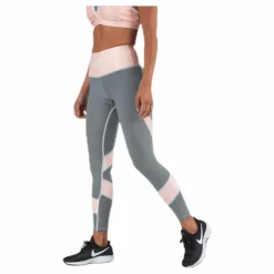 Peach Swirl Leggings Grey