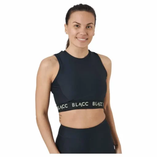Power X Crop Top Black