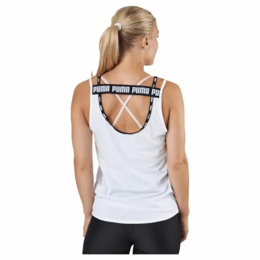 Puma Strong Triblend Tank Puma White