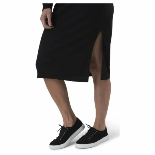 Quinn Rib Dress Black