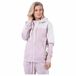 Recover Knit FZ Hoodie Pink