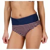 Retro Folded Brief Blue/Patterned