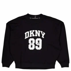 Rhstn Lg Crew Nk Po Black/eggnog