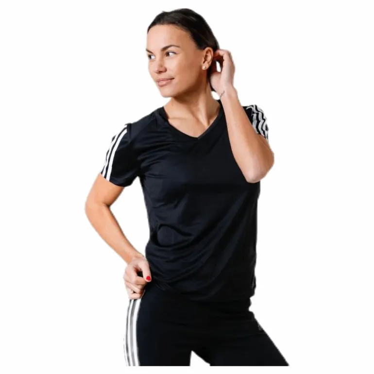 Run 3S Tee W White/Black