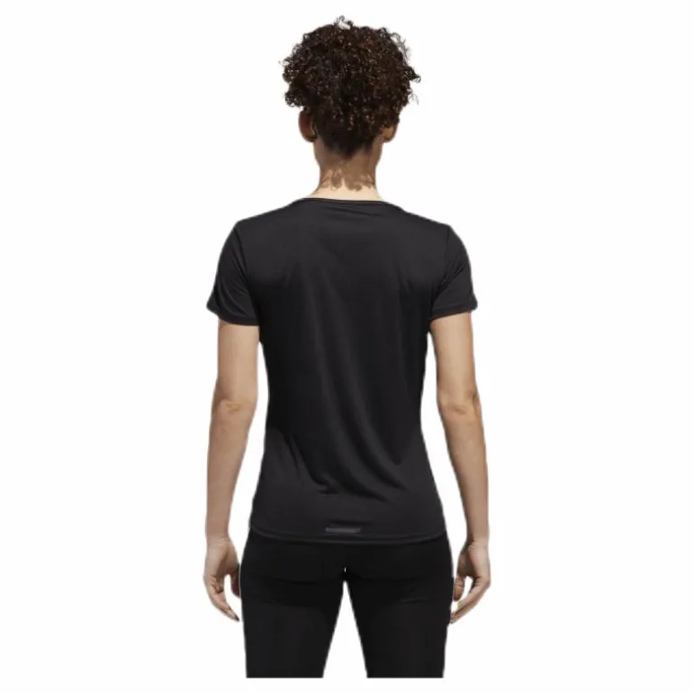 Run 3S Tee W White/Black