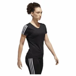 Run 3S Tee W White/Black