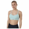 S Lux Strappy Sports Bra Green