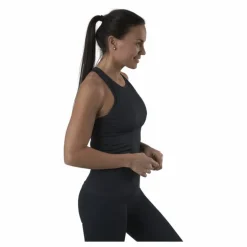 Shiny Alligator Seamless Strap Tank Grey