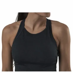 Shiny Alligator Seamless Strap Tank Grey