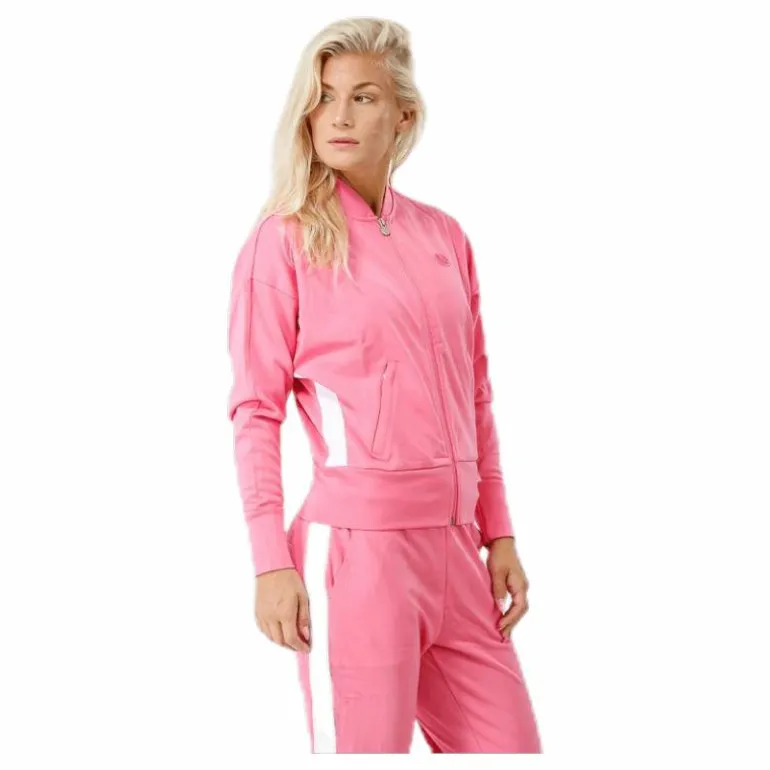 Signature Track Jacket Pink