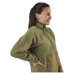 Snowshelter Teddy Half Zip Green