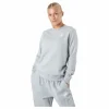 Sportswear Club Fleece Women's Crew DK GREY HEATHER/WHITE