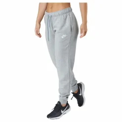 Sportswear Club Fleece Women's Mid-Rise Joggers DK GREY HEATHER/WHITE