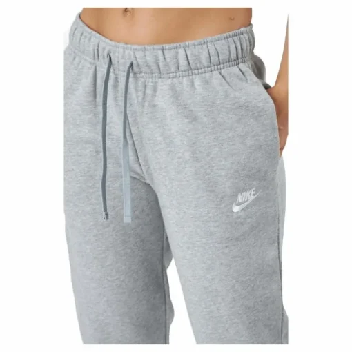 Sportswear Club Fleece Women's Mid-Rise Joggers DK GREY HEATHER/WHITE
