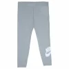 Sportswear Essential Women's High-Waisted Leggings (Plus Size) DK GREY HEATHER/WHITE