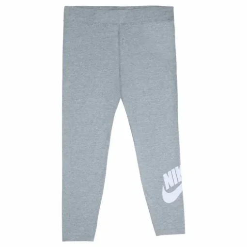 Sportswear Essential Women's High-Waisted Leggings (Plus Size) DK GREY HEATHER/WHITE