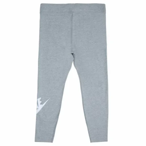 Sportswear Essential Women's High-Waisted Leggings (Plus Size) DK GREY HEATHER/WHITE