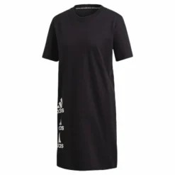 Stack T Dress White/Black