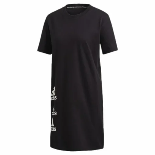 Stack T Dress White/Black