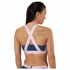 Stella X-Back Bra Blue/Pink