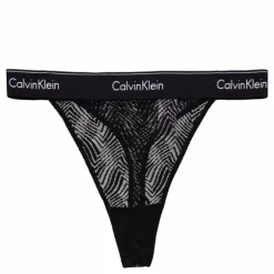 String Thong Black