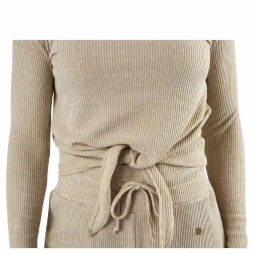 Studio Rib Sweater Beige